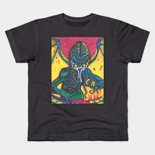 Cthulhu by Miles Angerson Kids T-Shirt